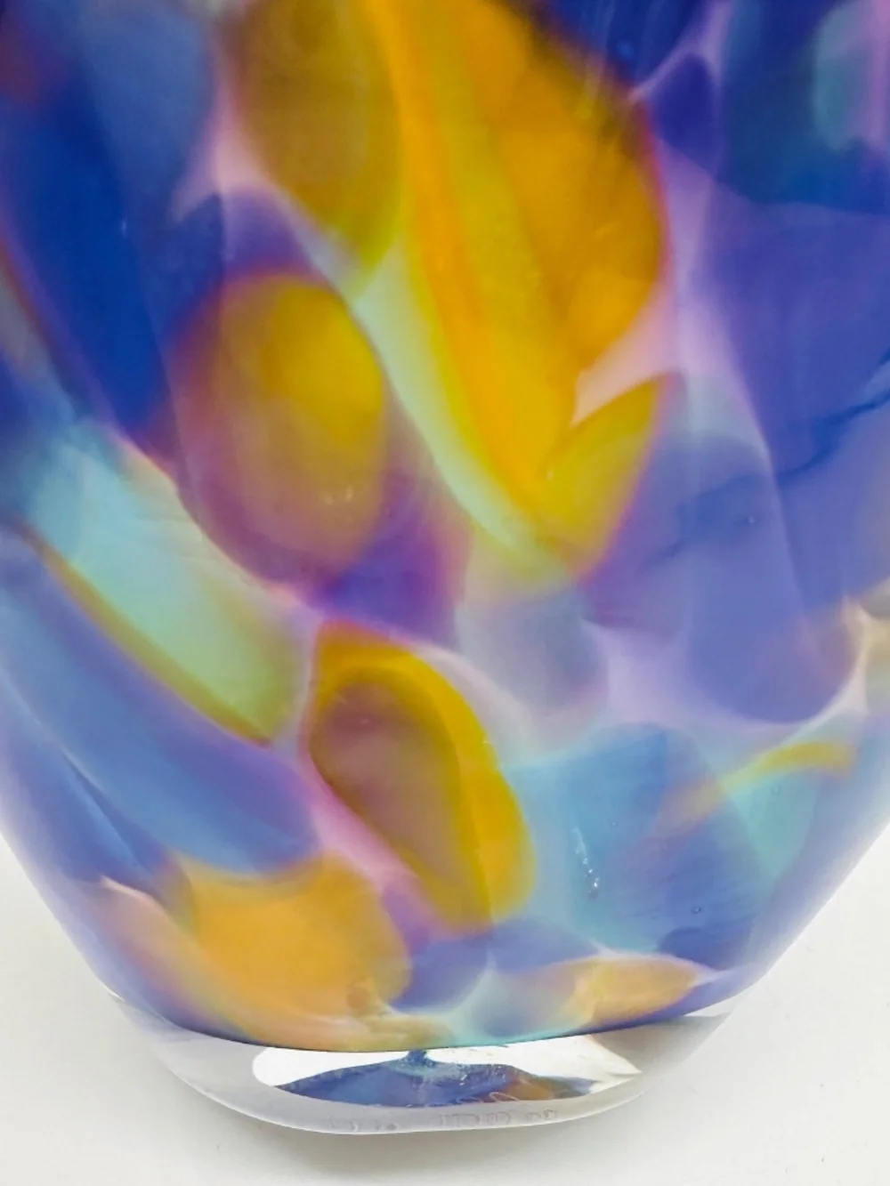 Fire Island Studio Art Glass Vase Matthew LaBarbera Teresa Ueltschey 2000 Signed